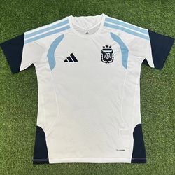 Adidas 2026 Argentina AFA Tiro Training White Jersey Climacool Men Sz L