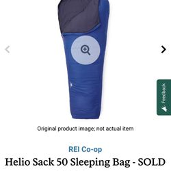 REI sleeping bag Helio Sack 50 Regular size