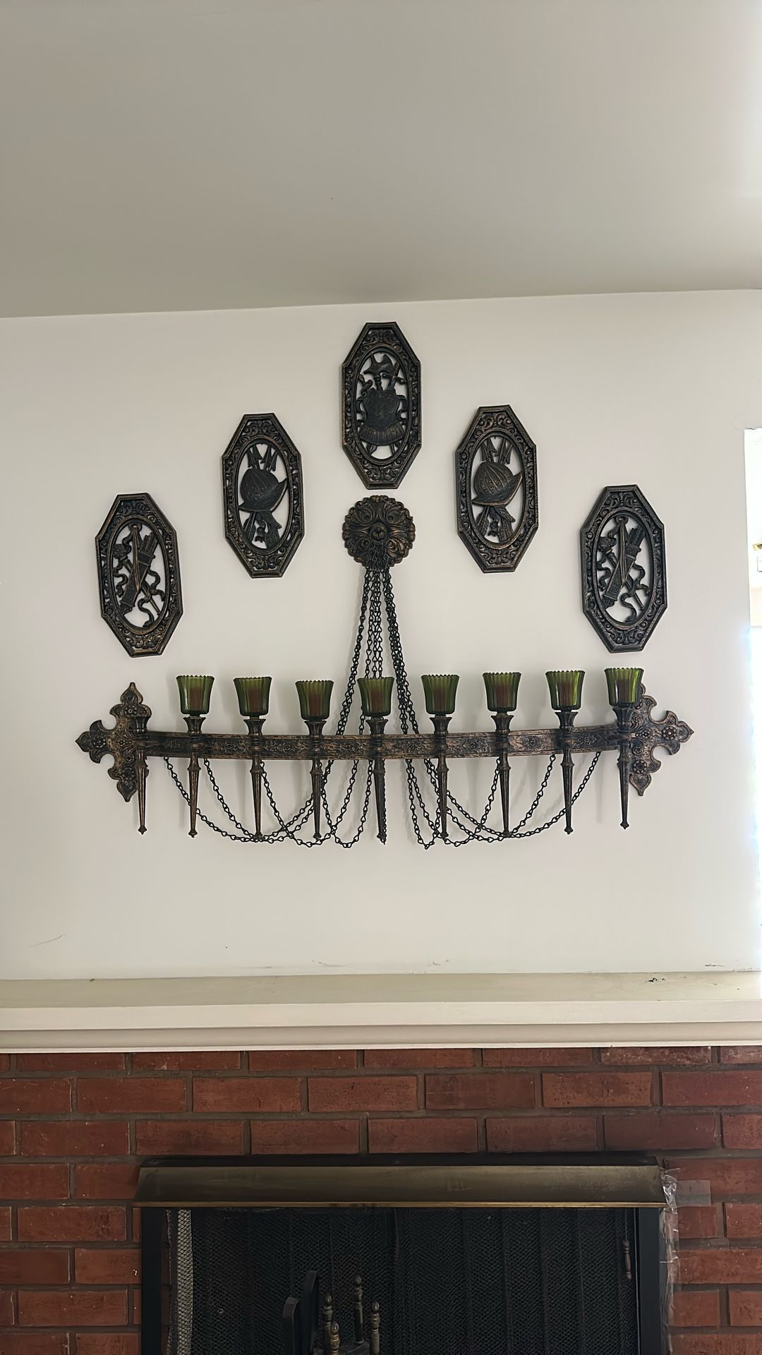 Wall Decor With Candle Holders