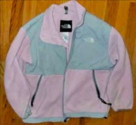 (2) Girls NorthFace Size Medium Fleece Jackets