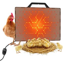 Chicken Coop Heater 140W Radiant Panel Safe Quiet Energy Efficient