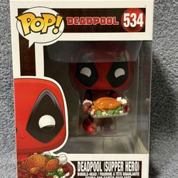 Funko Pop! Vinyl Marvel Deadpool Supper Hero Bobblehead #534