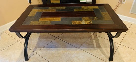 Coffee table- Modern Stone Top
