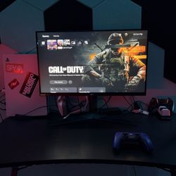 PS5 w/ Gaming Monitor