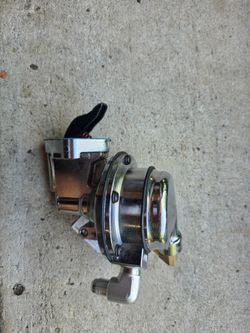 SBC chome fuel pump