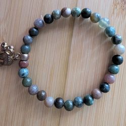 6mm Indian Agate Bracelet