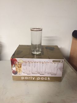 12 party glasses