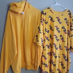 Fila Tee  & Hoodie Combo 