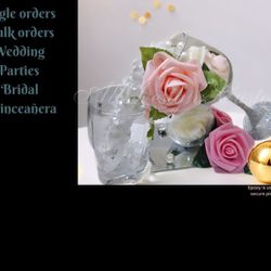 Bridal/Wedding/Home Wine Glass Centerpiece 