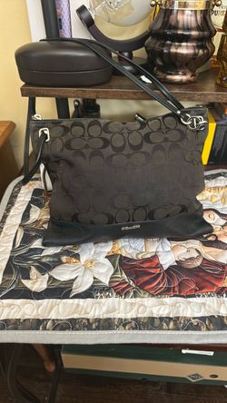 Coach Signature Crossbody Bag Black