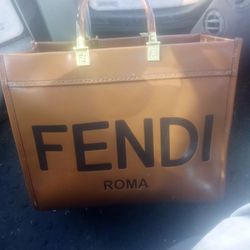 AUTHENTIC Fendi Sunshine Medium Bag (One Handle Missing)