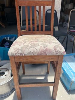 Wooden Barstool