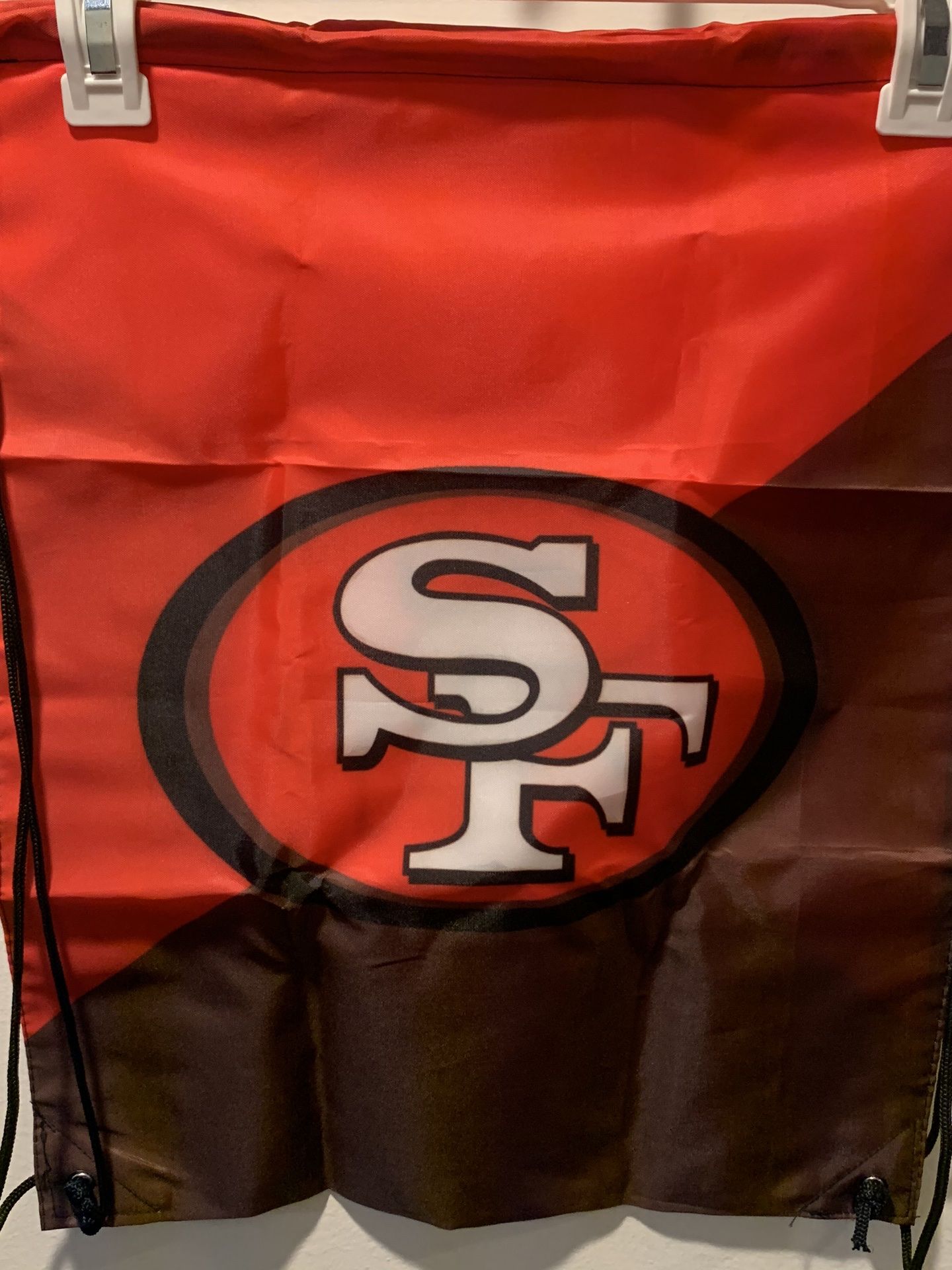 San Francisco 49ers Drawstring Bag Backpack