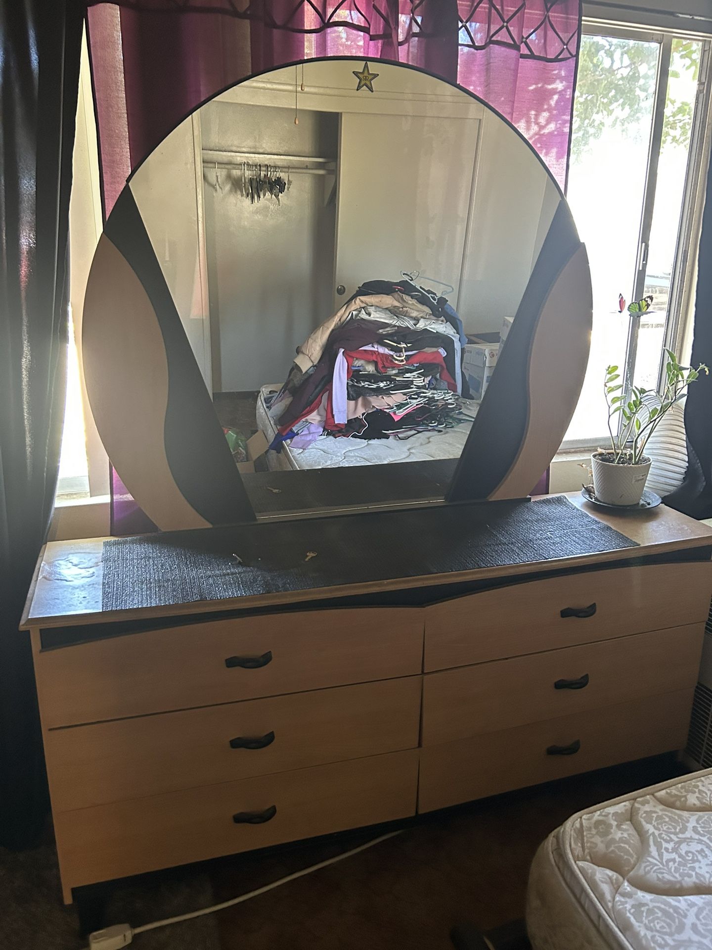 Dresser With Mirror And Bedside Dressers $100 OBO