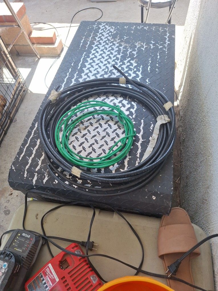 Larger Gauge Copper Wire Left Over