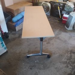 2 Foldable tables On Wheels 