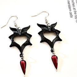 Dragon Bat Wing Earrings 