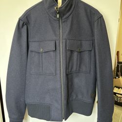 Ted Baker Stand Collar Jacket - Wool