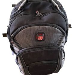 Swiss Gear Backpack 17 inch Black & Gray with shock absorbing technology