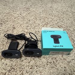 3 logitech c270 hd webcams