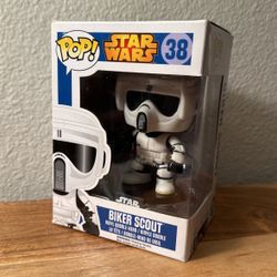 Funko Pop StarWars Biker Scout #38