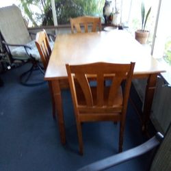 Table 3 Chairs Real Wood