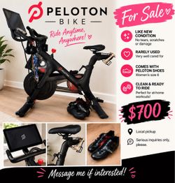 Peloton bike - like new !