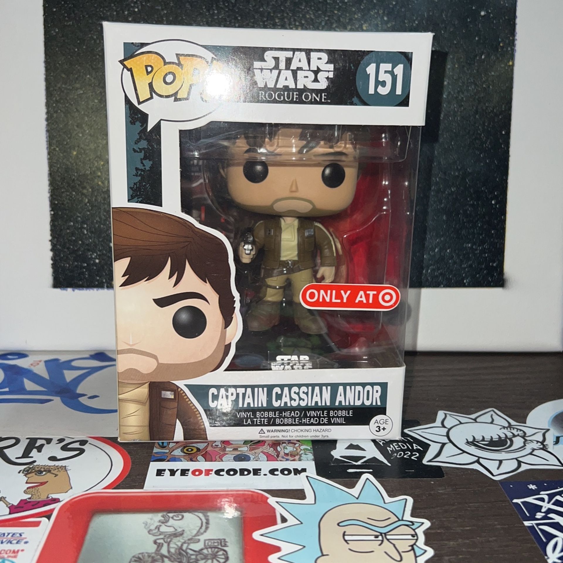 Star Wars Captain Cassian Andor Funko Pop Target Exclusive for