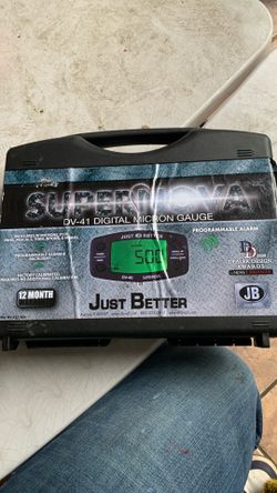 JB Industries Supernova DV-41 digital micron gauge