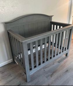 Gray Crib