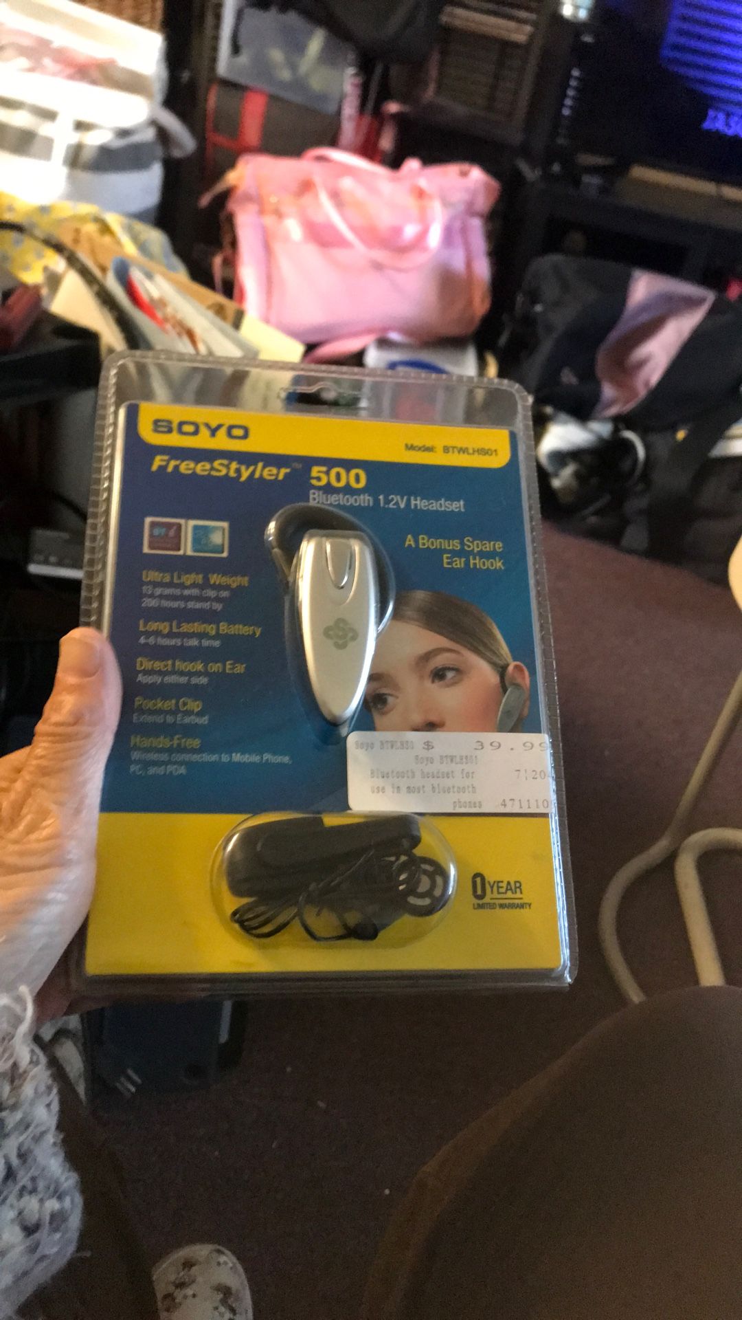 New hands-free Bluetooth earpiece