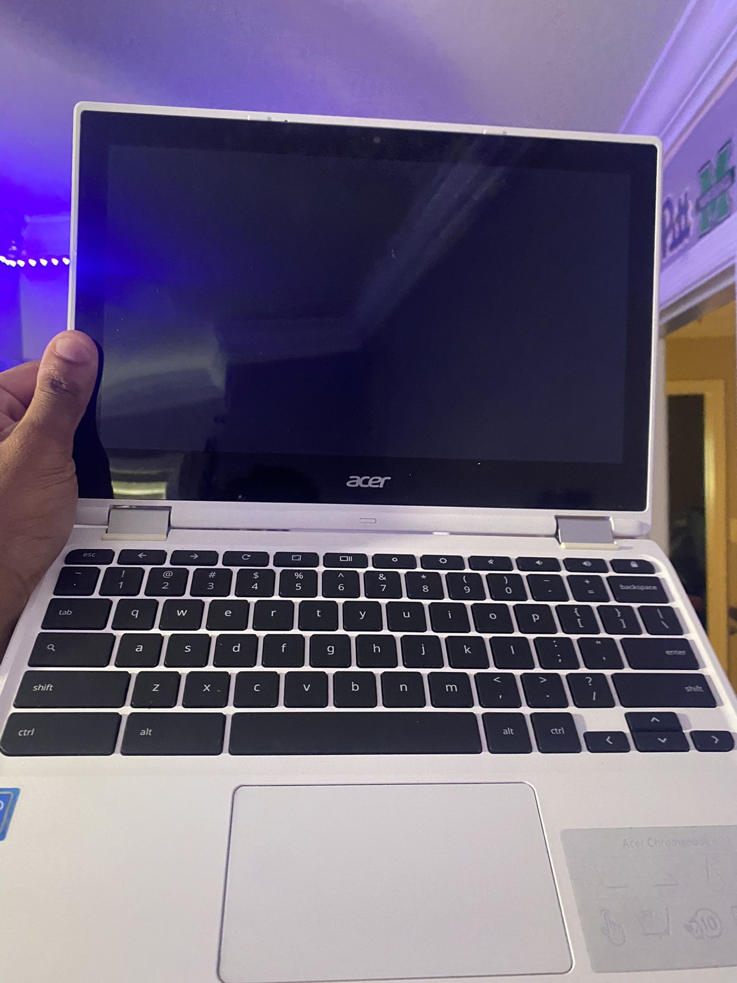 White Chromebook (read Bio)