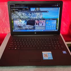 Candy Gloss Red HP 15 Windows 11 Pro Laptop