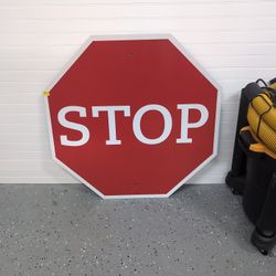 30" Metal Stop Sign