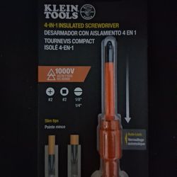 Klein Tools 4-In-1 Insulated Screwdriver 1000V