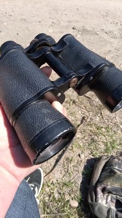 Vintage Janas 7x50 372 At ,1000 Feet Binoculars.