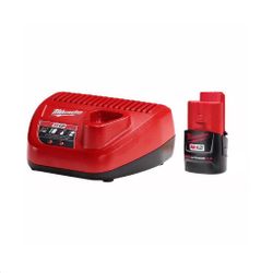 Milwaukee 2.0 AH Battery + Charger 