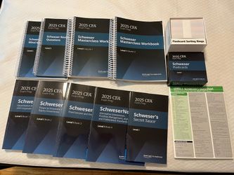 2025 Kaplan CFA Level 1 Study Set w. Flashcards