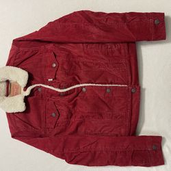 Red Levi’s Corduroy Jacket Size Small (Women’s)