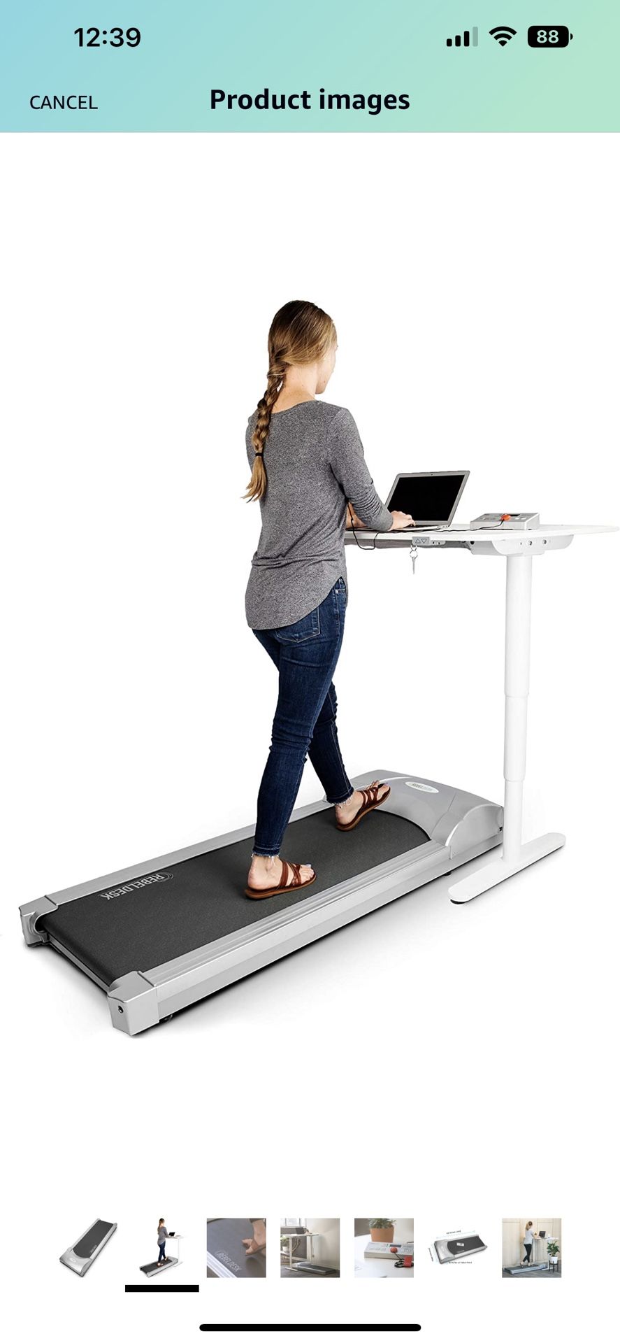 Rebel Treadmill 1000 Under Desk Treadmill