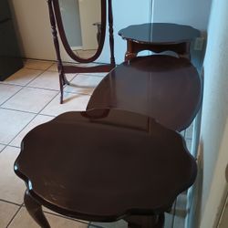 Coffee Table Set With Mirror 