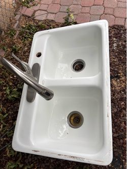 Sink and faucet
