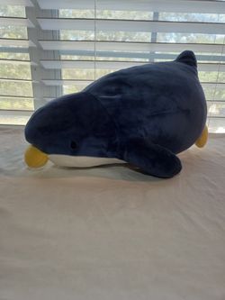 penguin plush hug pillow