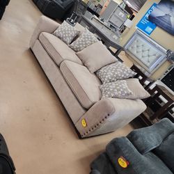 Beige Taupe Sofa Brand New On Sale 