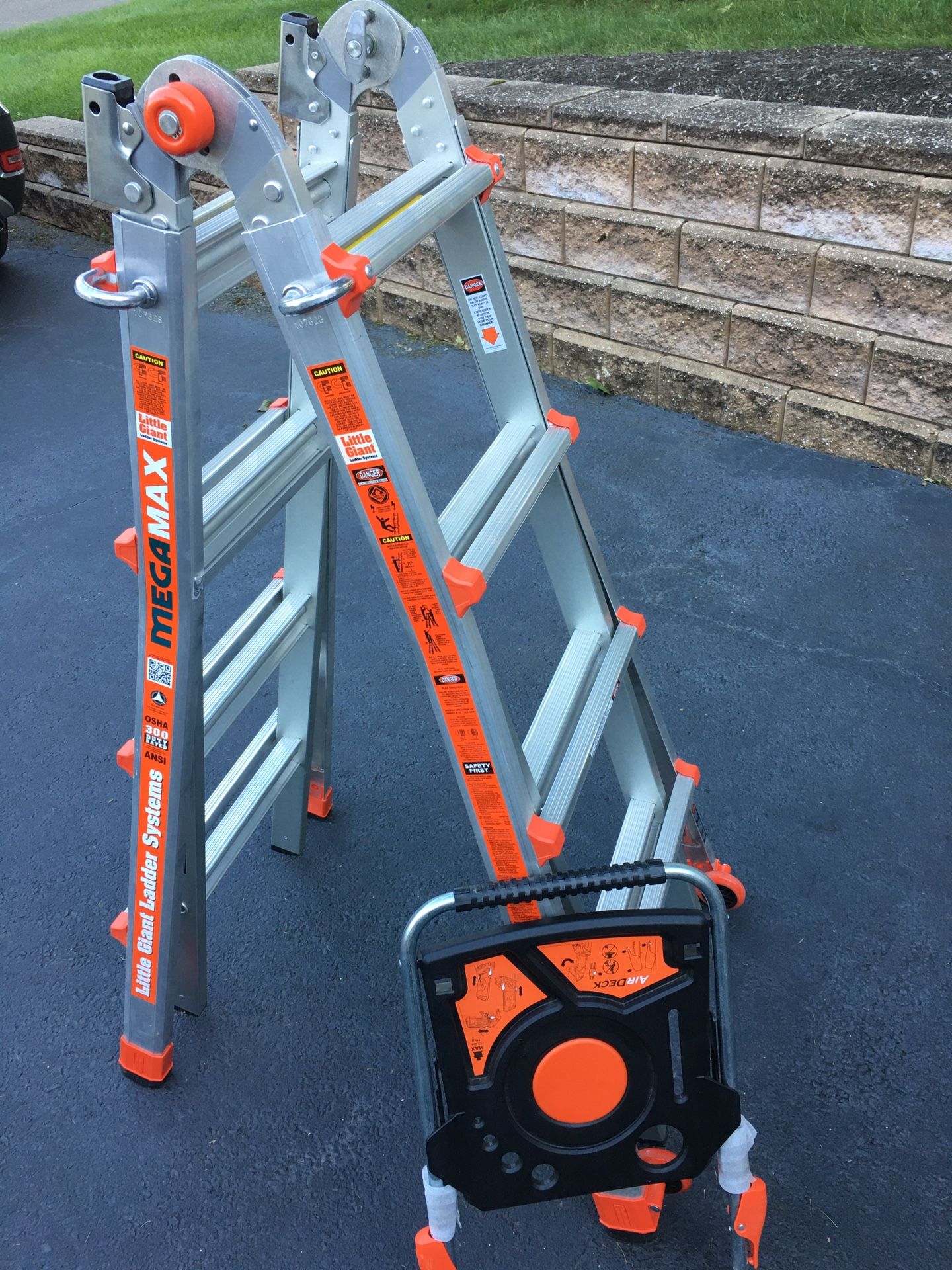 Little giant mega max ladder system