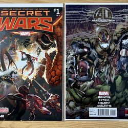 Marvel Comics Secret Wars #1 & Age Of Ultron # 1 Mint