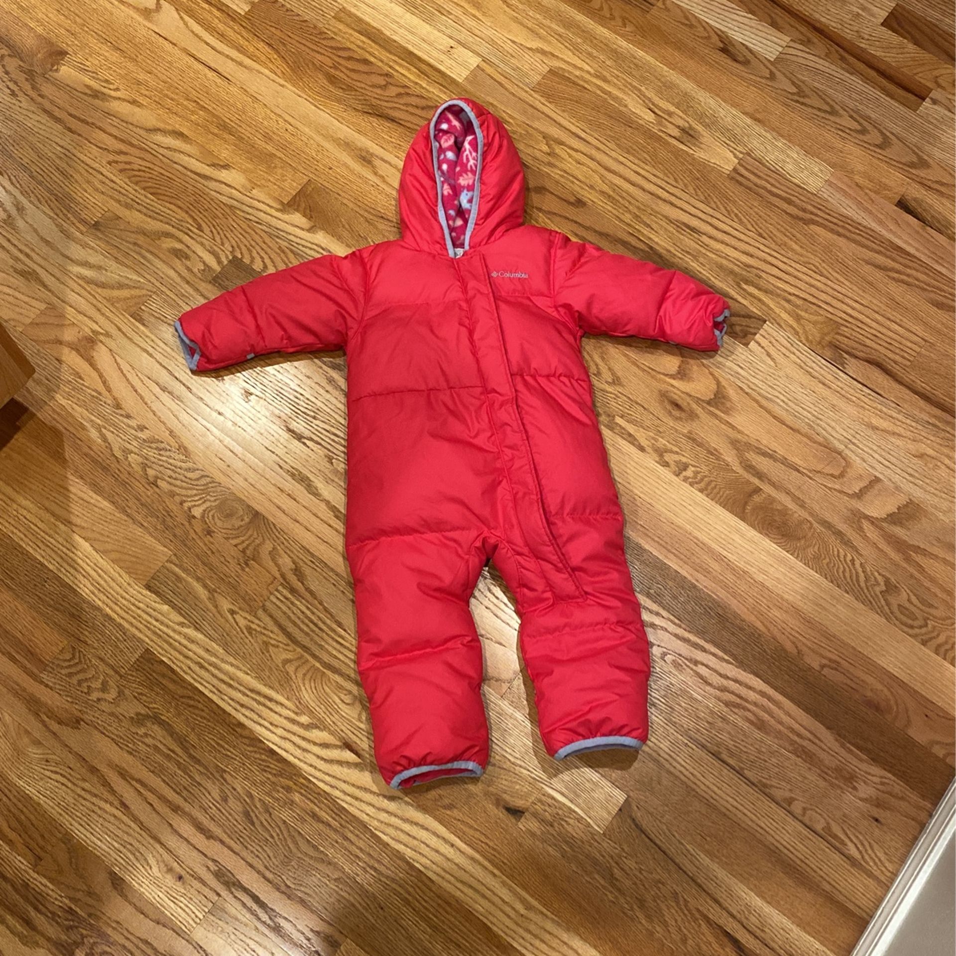 Columbia Pink Girls Bunting Snow Suit