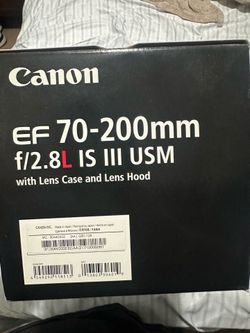 Canon EF 70-200mm f/2.8L IS III USM