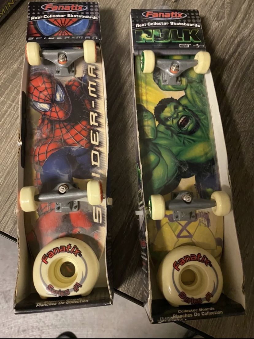 2003 Finatix Marvel Skateboards
