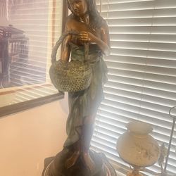 Antique Brass And Marble Decor